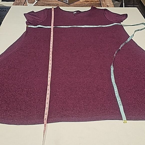 Old Navy berry colored pullover tent dress size XXL - Picture 7 of 7